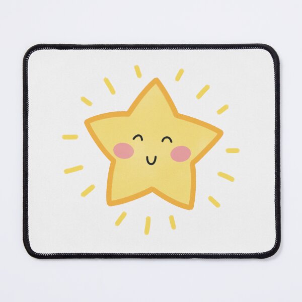 Item preview, kawaii yellow shining star designed and sold by winterpumpkin.