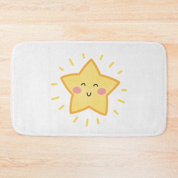 Item preview, kawaii yellow shining star designed and sold by winterpumpkin.