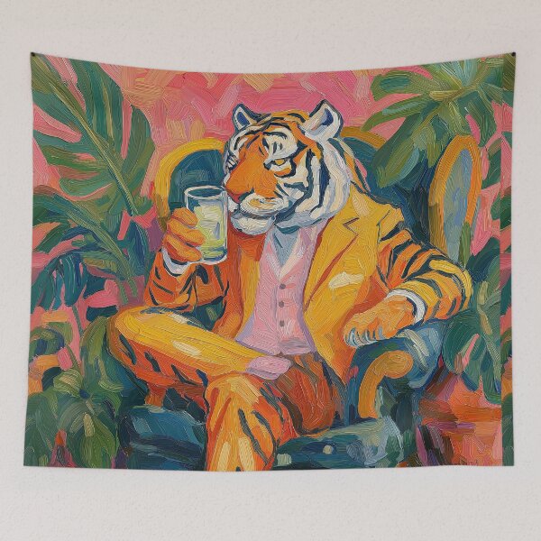 Item preview, Gin and Tigers designed and sold by Retro Type.
