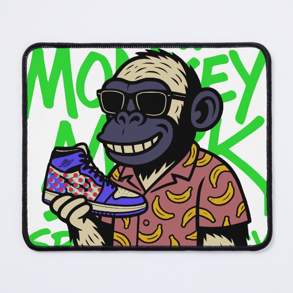 Item preview, MONKEY MARK – Sneaker Ape Mosaic Style designed and sold by DixTartare.