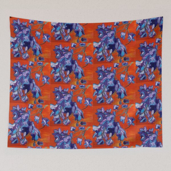 Item preview, Jacaranda Dream – Floral Expressionism Series No. 3 designed and sold by Nikkiart24.redbubble.com.