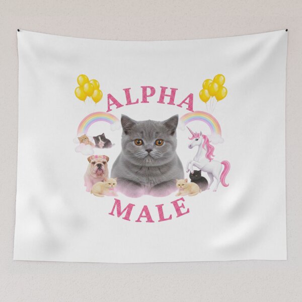 Item preview, Alpha Male, funnyfits70, Humor, Funny, retro, vintages, funny quotes, animal humor, designed and sold by FunnyFits70.