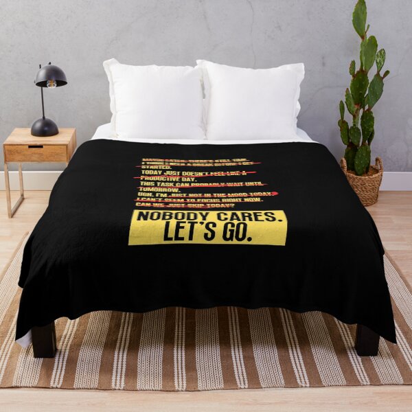 Item preview, Nobody Cares Lets Go designed and sold by Dondonmart.