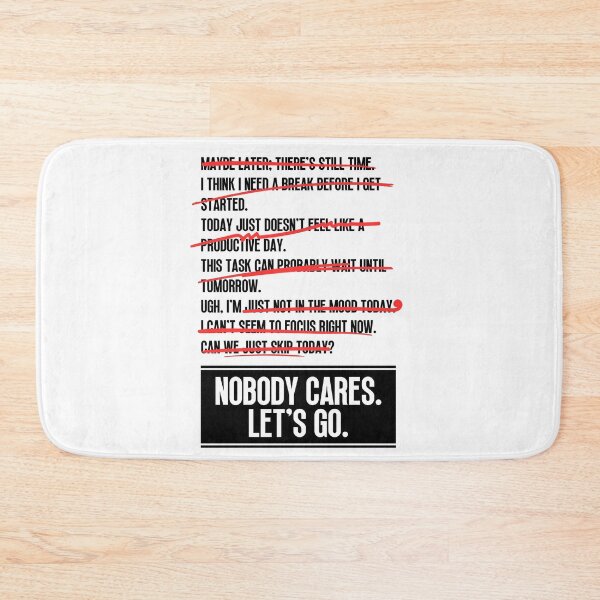 Item preview, Nobody Cares Lets Go designed and sold by Dondonmart.