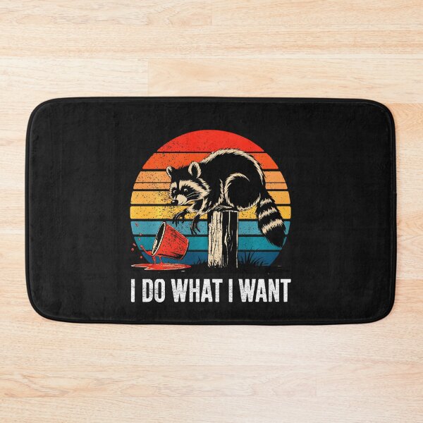 Item preview, i do what i want raccoon designed and sold by nookmerch97.