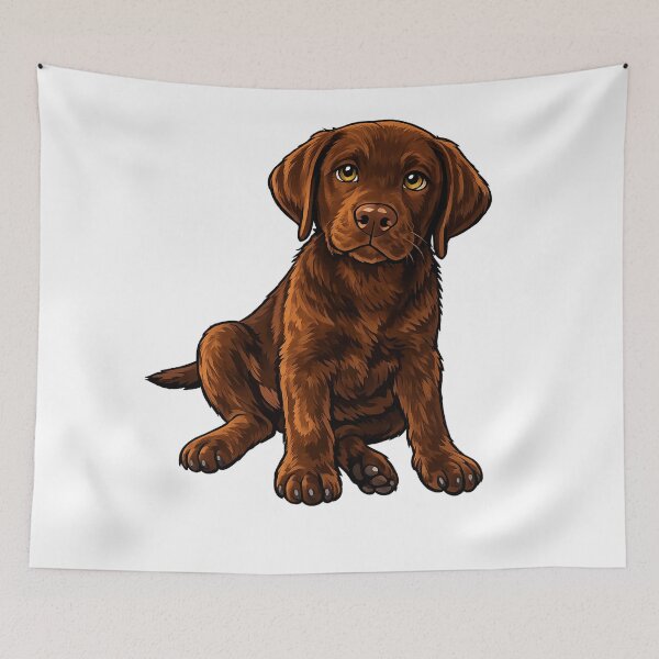 Item preview, Cute Chocolate Labrador Puppy designed and sold by CoolYule.