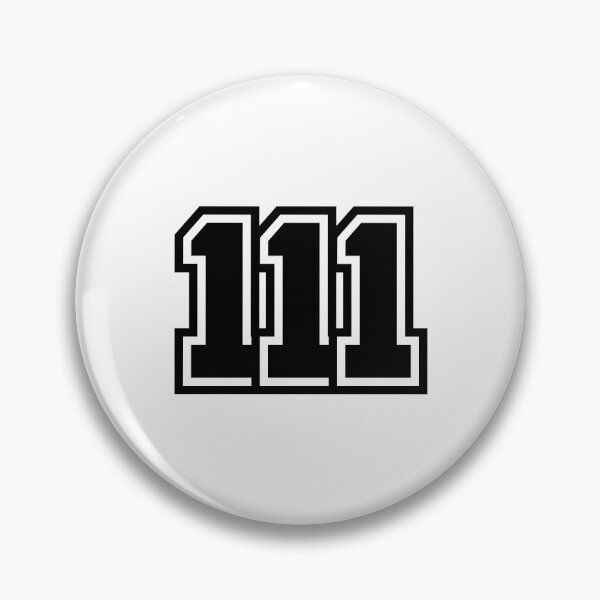 Item preview, 111 Angel Number - Classic Minimalist Digit designed and sold by stickerorange.