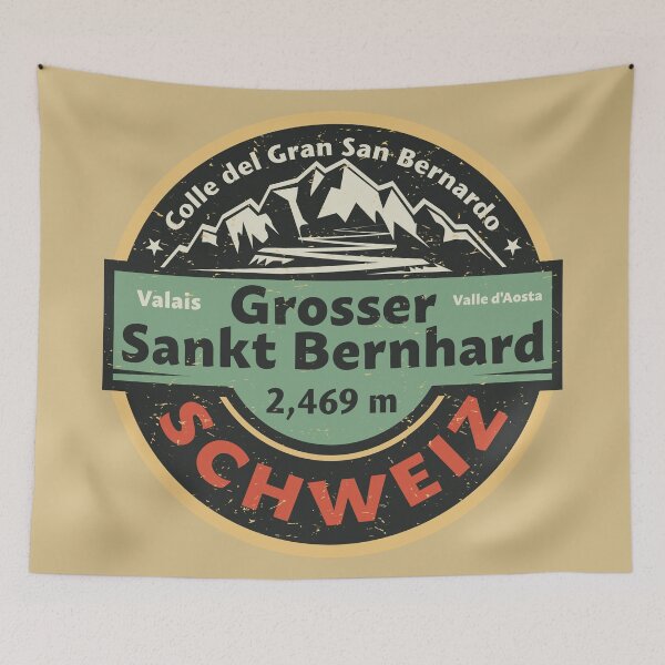 Item preview, Great St Bernard Pass, Grosser Sankt Bernhard, Switzerland designed and sold by studio838.
