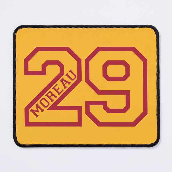 Item preview, Jean Moreau Exy Trojens Jersey Number designed and sold by FoxyOatmeal.