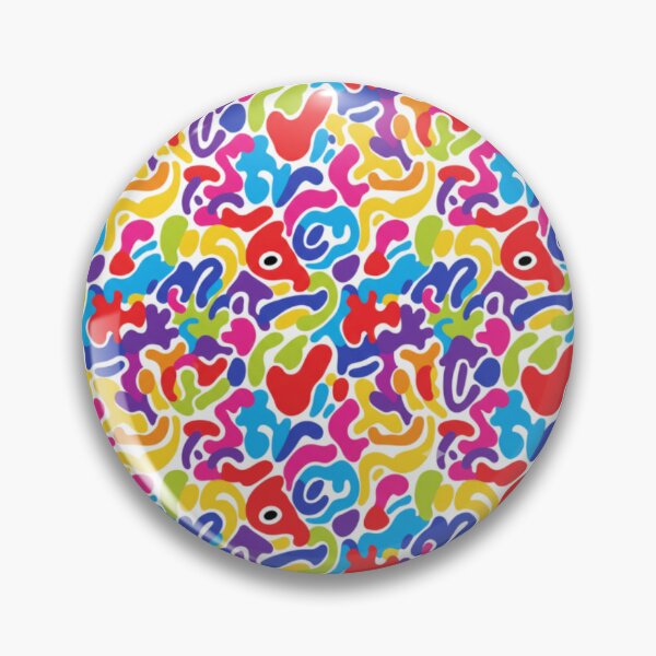 Item preview, Retro Pop Art Blob Shapes – Bold Rainbow Design designed and sold by FashioonTrends.