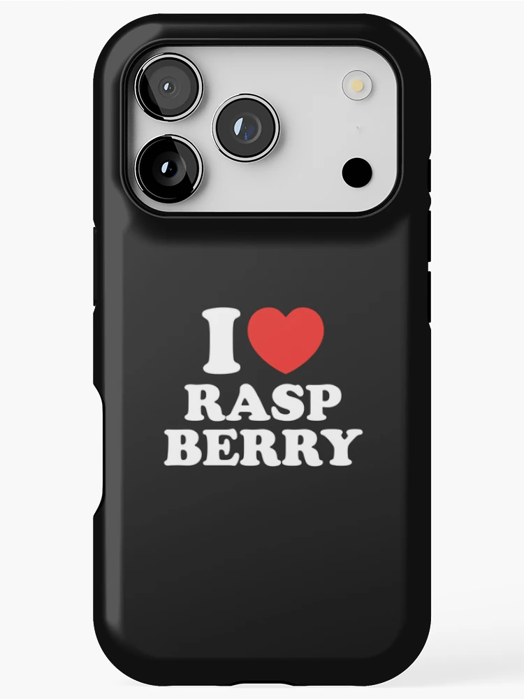 Thumbnail 1 of 4, iPhone Case, I Love Raspberry designed and sold by shitpostee.