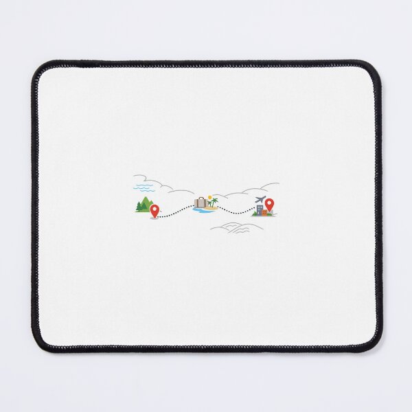 Item preview, Minimal Dotted Route Map designed and sold by Le Grand Requin.
