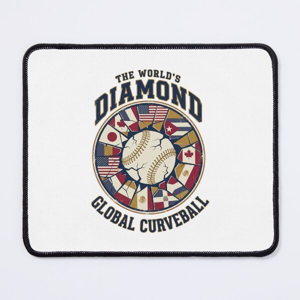 Item preview, The World’s Diamond – International Baseball Unity Design designed and sold by KAYJAY DESIGNS.