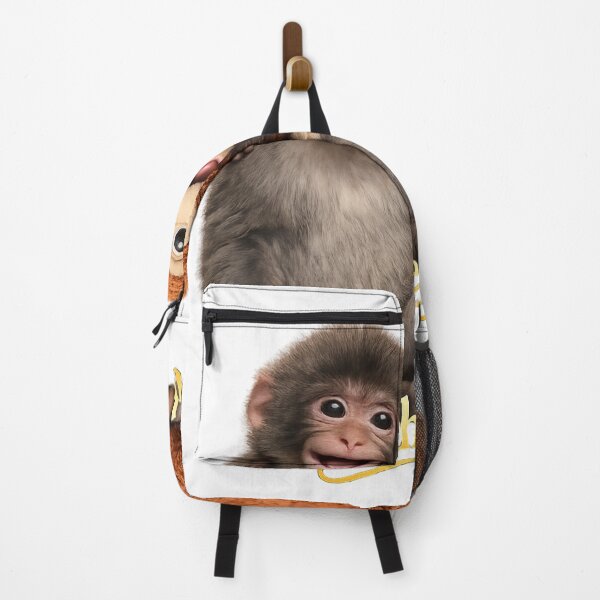 Item preview, Baby Monkey With His Cuddly Toy designed and sold by BazStudiodesign.