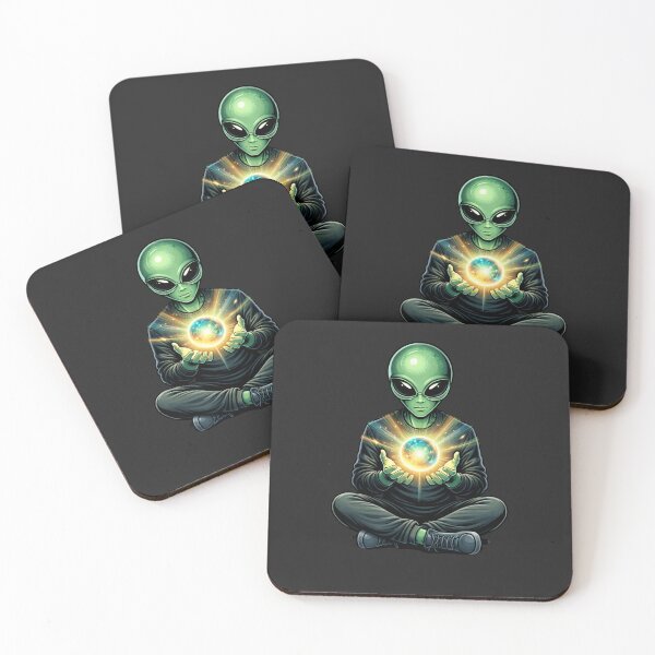 Item preview, Alien Manifestation Mode – Law of Attraction Energy Aesthetic Art designed and sold by ColorSplash123.
