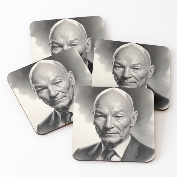 Item preview, Patrick Stewart designed and sold by WorldofCharcoal.