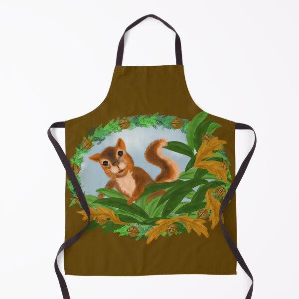 Item preview, Squirrel in the Leaves designed and sold by Nightflyer Art.