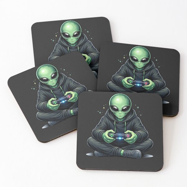 Item preview, Alien Gamer Focus – Competitive Mode Gaming Aesthetic Character Art designed and sold by ColorSplash123.