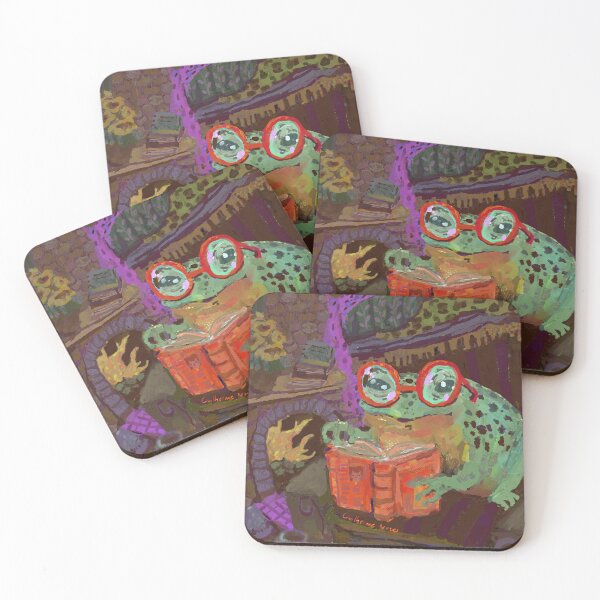 Item preview, frog forcing himself to like a book and the sentences in it no longer make sense because he can no longer pay attention designed and sold by guilhernunes.