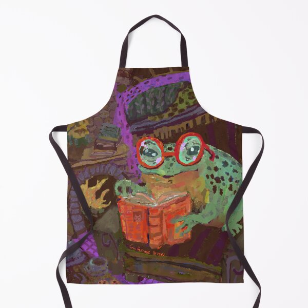 Item preview, frog forcing himself to like a book and the sentences in it no longer make sense because he can no longer pay attention designed and sold by guilhernunes.