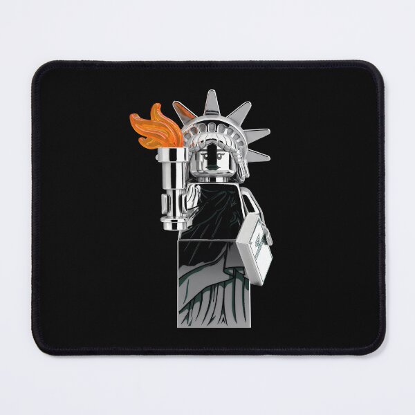 Item preview, Statue of Liberty Minifigure — Mirror Chrome & Glowing Torch designed and sold by CHROMA NOIR.