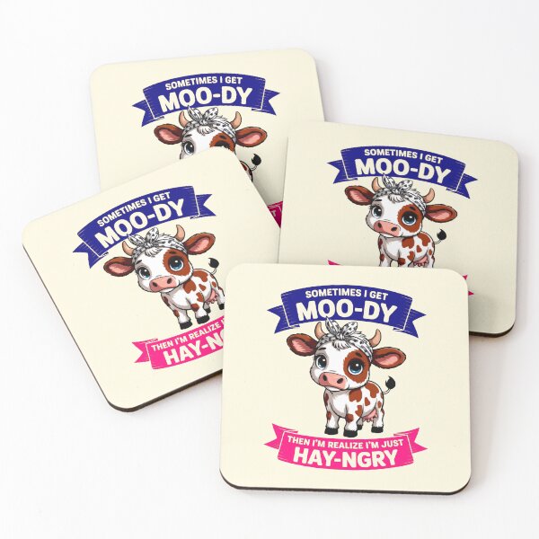 Item preview, Moo-dy Hay-ngry designed and sold by CharlottePlaceArt.