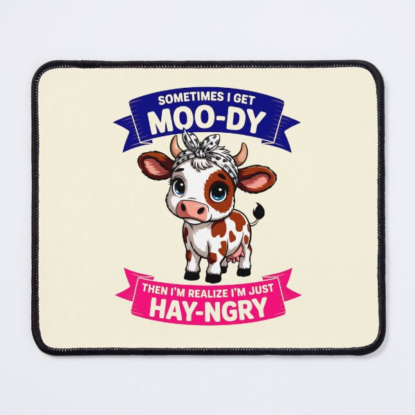 Item preview, Moo-dy Hay-ngry designed and sold by CharlottePlaceArt.