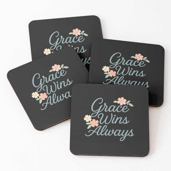 Item preview, Grace Wins Always – Christian Quote  designed and sold by stylishdzign.