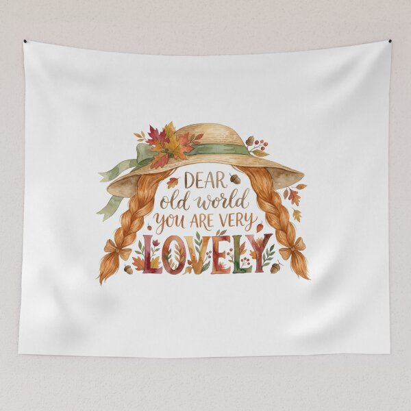 Item preview, Dear Old World You Are Very Lovely Anne Of Green Gables Quote designed and sold by Fenay Designs.
