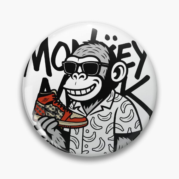 Item preview, MONKEY MARK – Sneaker Ape Mosaic Style designed and sold by DixTartare.
