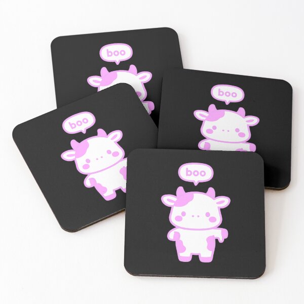 Item preview, Kawaii Cow Sticker — Cute Chibi Cow Illustration designed and sold by Reminixi.