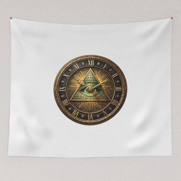 Item preview, ILUMINATI LOGO CLOCK designed and sold by asokclick.