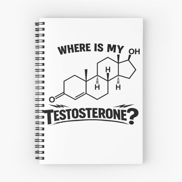 Item preview, Where is my testosterone – testosterone molecule gym design – fitness chemistry humor designed and sold by Mavriboy.