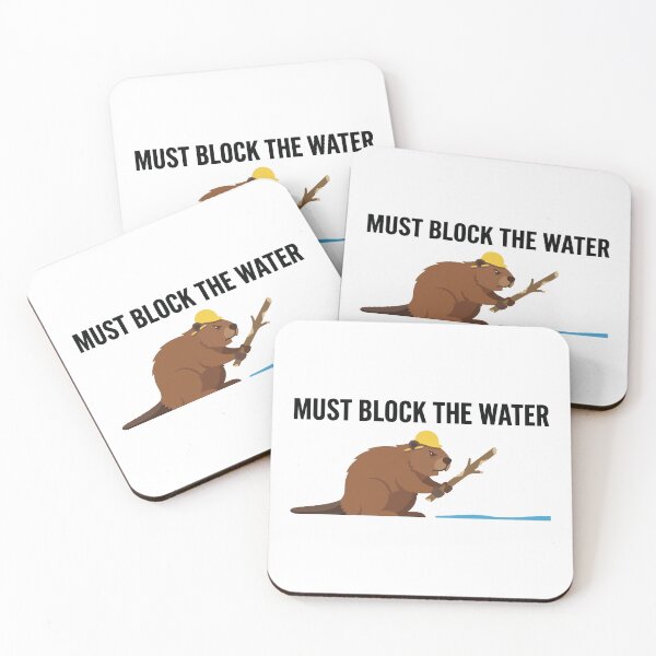 Item preview, Must Block The Water Angry North American Beaver designed and sold by Petzzz.