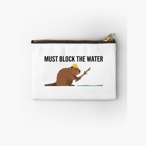 Item preview, Must Block The Water Angry North American Beaver designed and sold by Petzzz.