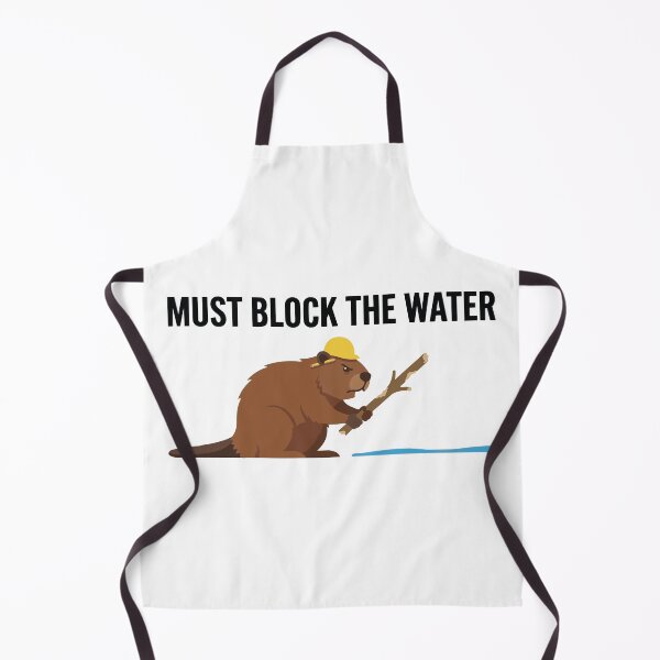Item preview, Must Block The Water Angry North American Beaver designed and sold by Petzzz.