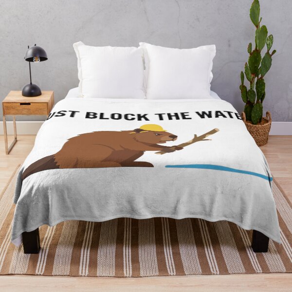 Item preview, Must Block The Water Angry North American Beaver designed and sold by Petzzz.