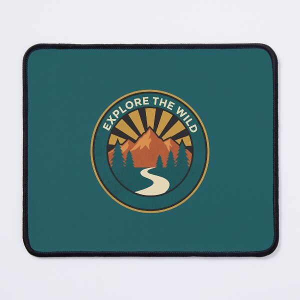 Item preview, Explore The Wild – Vintage Travel Patch Badge Design designed and sold by KAYJAY DESIGNS.