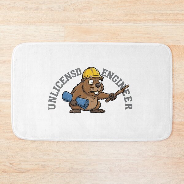 Item preview, Unlicensed Engineer Funny North American Beaver designed and sold by Petzzz.