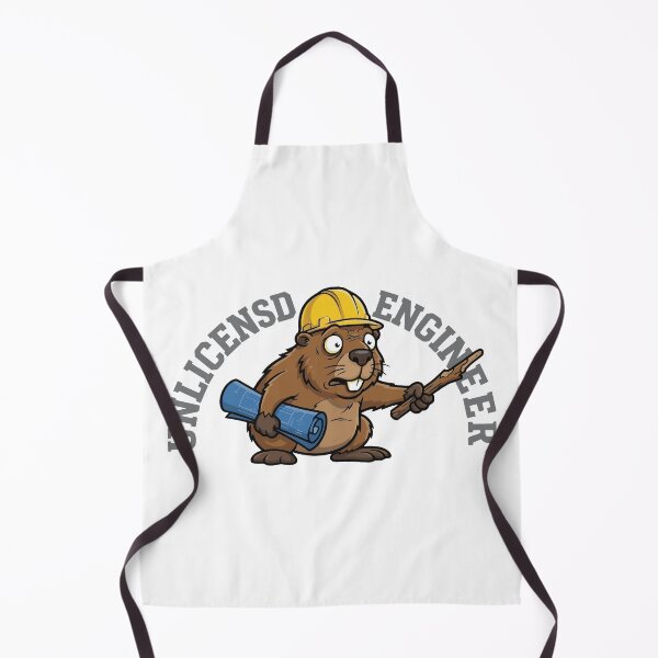 Item preview, Unlicensed Engineer Funny North American Beaver designed and sold by Petzzz.