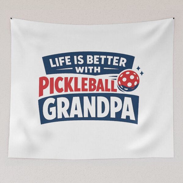 Item preview, Pickleball Grandpa Shirt – Life Is Better With Pickleball Grandpa – Gift for Active Grandfather designed and sold by Pickleball-Gift.