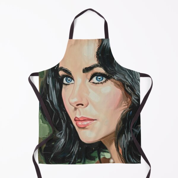 Item preview, Luminous Legend: Elizabeth Taylor Blue-Eyed Noir Portrait designed and sold by Art's Diner.
