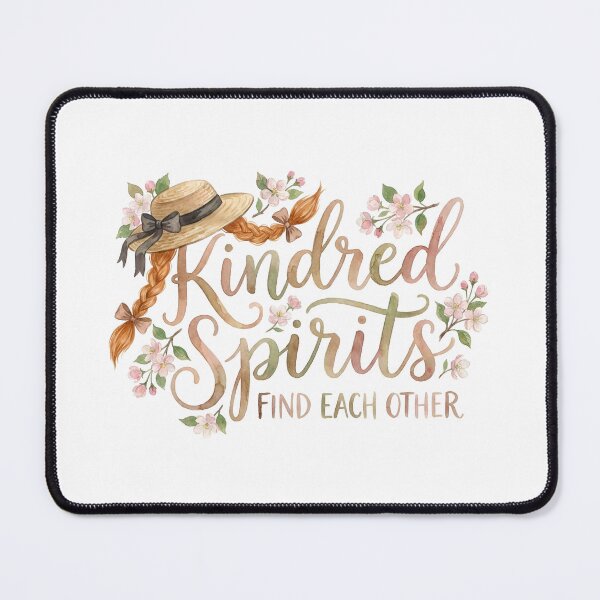 Item preview, Kindred Spirits Find Each Other Anne Of Green Gables Floral designed and sold by Fenay Designs.