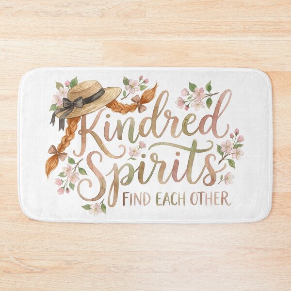 Item preview, Kindred Spirits Find Each Other Anne Of Green Gables Floral designed and sold by Fenay Designs.