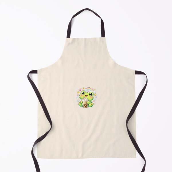 Item preview, Happy Bubble Tea Frog – Kawaii Pastel Rainbow designed and sold by Deskora .