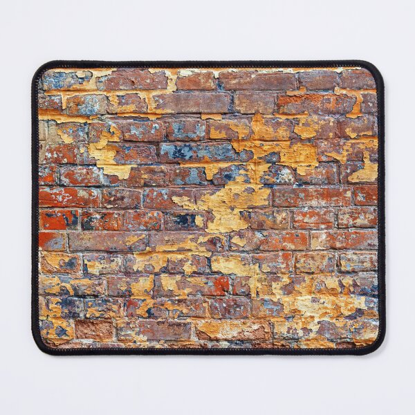 Item preview, Old Red Brick Wall Texture with Peeling Paint designed and sold by LRPhotoart.