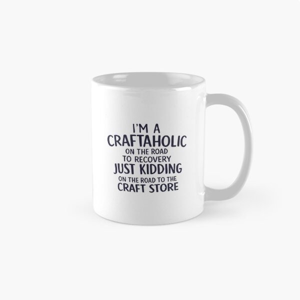 Item preview, I'm a craftaholic n the road to recovery,Crafting lover designed and sold by CloudyPress.