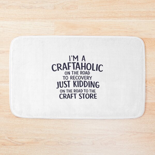 Item preview, I'm a craftaholic n the road to recovery,Crafting lover designed and sold by CloudyPress.