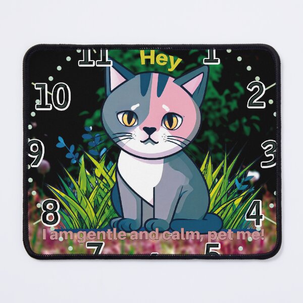 Item preview, Kind and Calm Cat, “Hey _ I am gentle and calm, pet me!” (HRS) designed and sold by Alan-David.