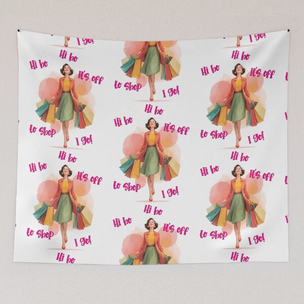 Item preview, Hi Ho, Hi Ho, It’s Off to Shop I Go! | Happy Shopping Queen Vibes designed and sold by Ignorant-Artist.